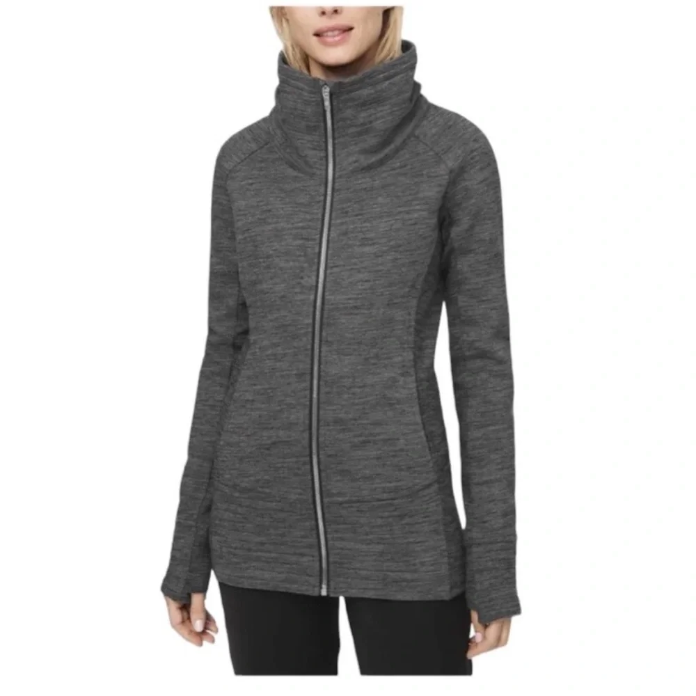 Lululemon Radiant Jacket in Dark Gray Size 4